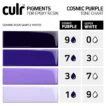 Cosmic Purple Epoxy Pigment chart