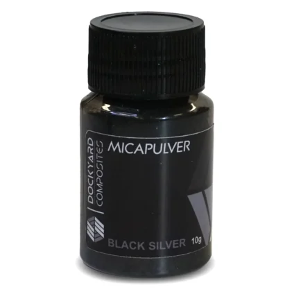Black Silver Mica Pulver 10g